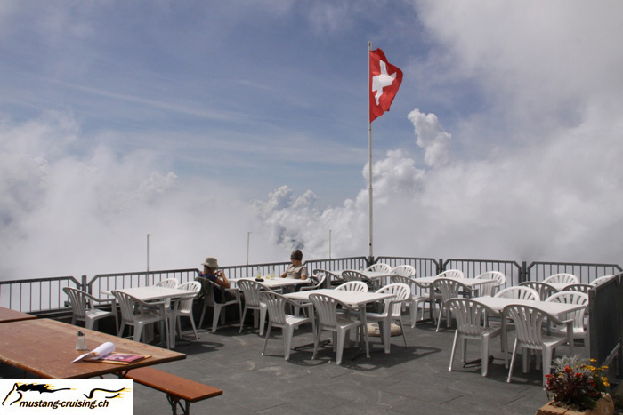 Mittagessen IN den Wolken - wo kann man das schon?
