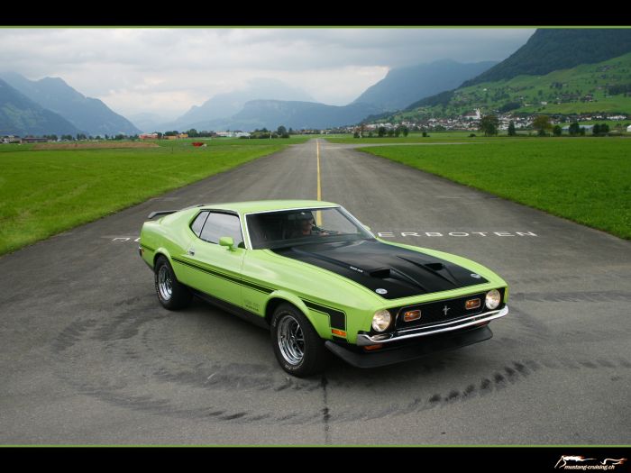 1971 Boss 351
Klicke auf das Bild, um es in Wallpapergrösse runterzuladen.

Foto: Jen
