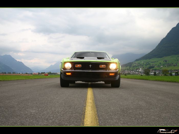 1971 Boss 351
Klicke auf das Bild, um es in Wallpapergrösse runterzuladen.

Foto: Jen
