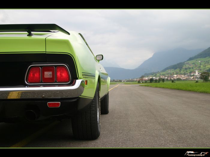 1971 Boss 351
Klicke auf das Bild, um es in Wallpapergrösse runterzuladen.

Foto: Jen
